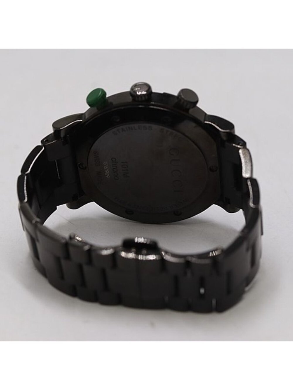 ★SOLD★ Gucci Chrono Quartz Black Dial Watch - Picture 4 of 4